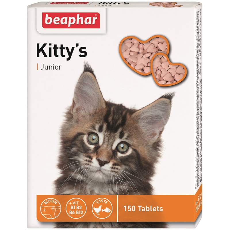 Beaphar Препарат Беафар Kittys Junior для молодих котів