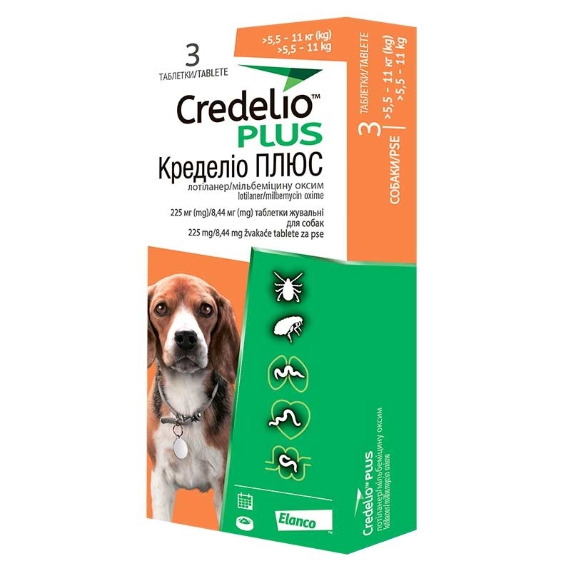 Credelio Препарат Plus by Elanco для собак