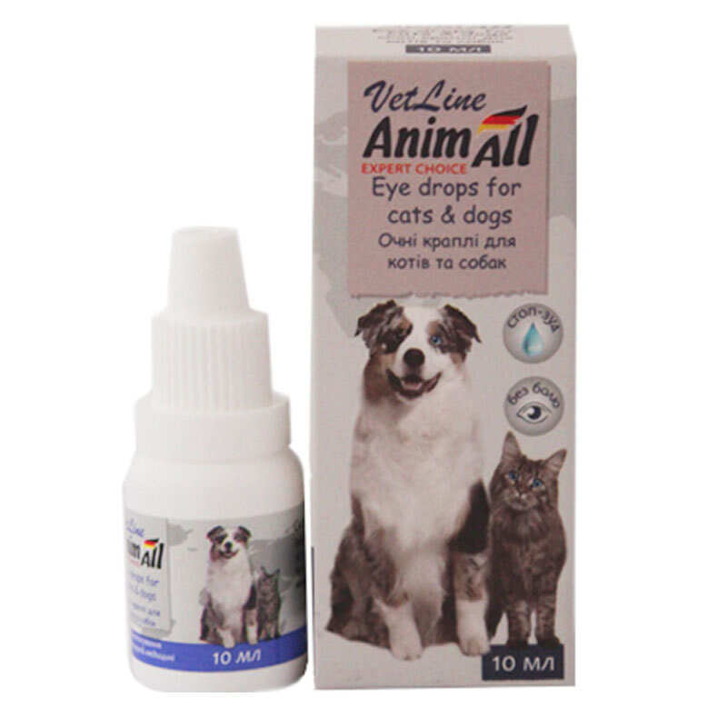 AnimAll VetLine (ЭнимАлл ВетЛайн) Капли глазные для котов и собак (30 мл)
