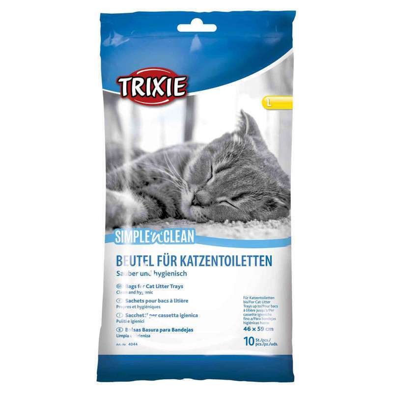 Trixie (Трикси) Simple and Clean Bags for Cat Litter Trays - Пакеты для кошачьих туалетов (46х59 см)