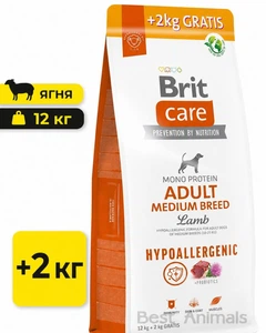 Brit Care Корм для дорослих собак середніх порід
