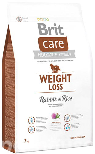 Brit Care Weight Loss Rabbit and Rice — Сухий корм для собак