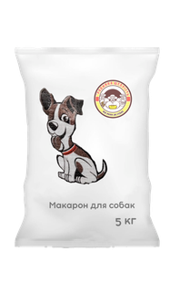 Макарони Родинна Щедрість для собак 5 кг
