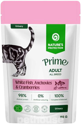 Nature's Protection Prime Urinary Adult Cats White Fish, Anchovies and Cranberries