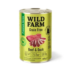 Беззерновий корм для котів WILD FARM Premium Grain Free Beef and Duck 400g