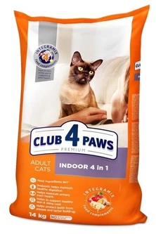 Корм сухий для котів Club 4 Paws 4 в 1 з куркою 14 кг
