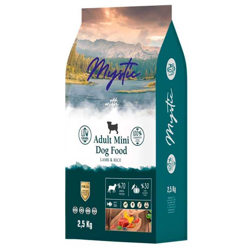 Mystic (Мистик) Adult Mini Dog Food Lamb&amp;amp;Rice - Низкозерновой сухой корм с ягненком и рисом для взрослых собак мелких пород (15 кг)