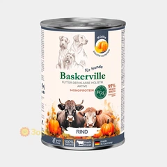 Корм для активних собак Baskerville Holistic, яловичина, 400 г
