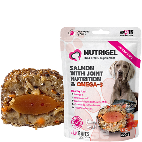 LK Baits Pet Добавка Nutrigel Salmon L-XL для собак