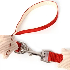Шлей для собак або кішок з повідцем Taotaopets 1710118 Red (1.5 cm)
