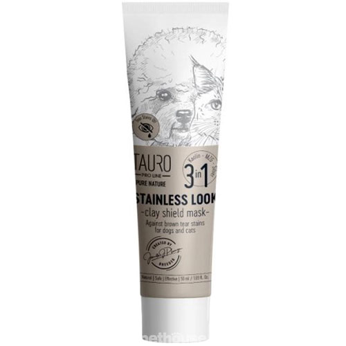 Tauro Pro Line Pure Nature Stainless Look 3in1 Маска для видалення плям з білої шерсті собак