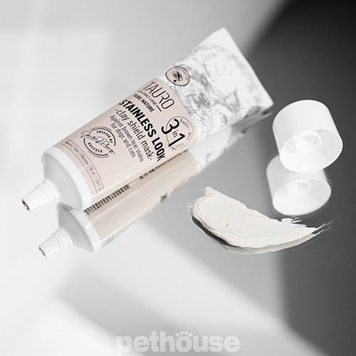 Tauro Pro Line Pure Nature Stainless Look 3in1 Маска для видалення плям з білої шерсті собак