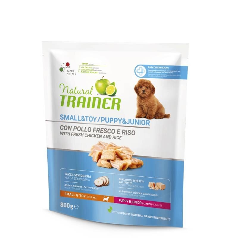 Trainer (Трейнер) Natural Puppy &amp;amp; Junior Mini - Сухой корм с курицей для щенков мелких пород (800 г)