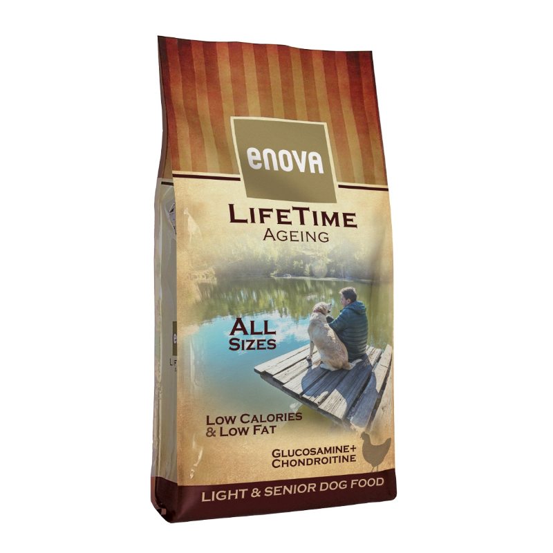 ENOVA (Энова) Lifetime Ageing - Сухой корм с курицей для взрослых собак всех пород старше 7 лет или с избыточным весом (12 кг)