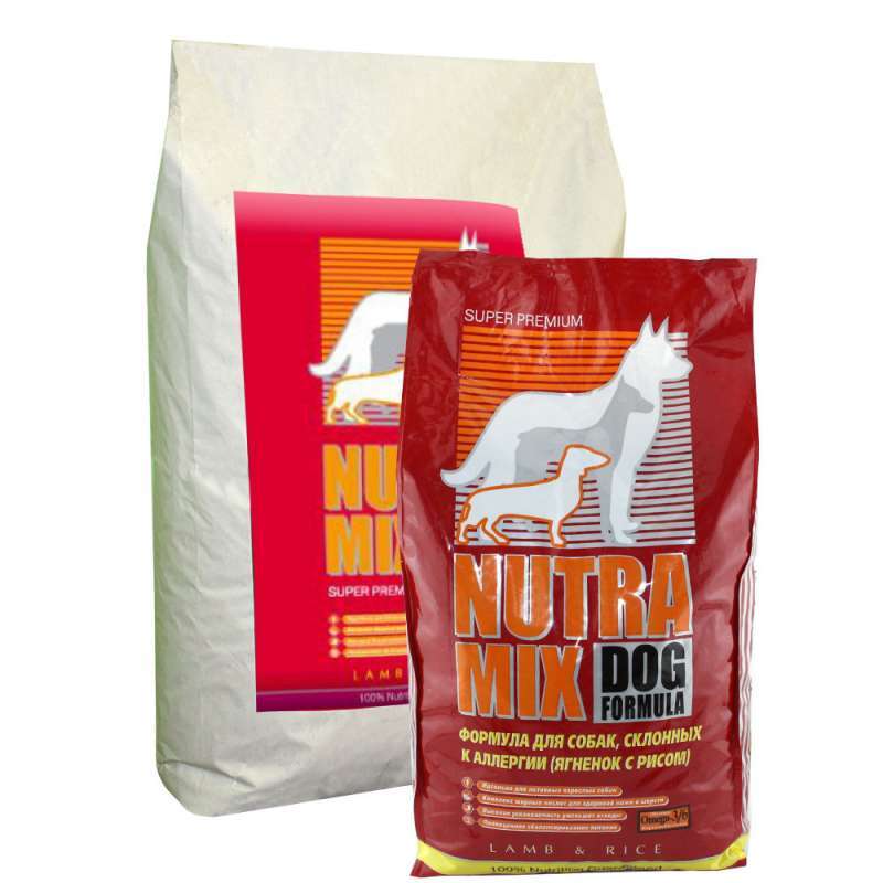 Nutra Mix (Нутра Микс) Dog Lamb Meal &amp;amp; Rice - Сухой корм с ягненком для взрослых собак всех пород (3 кг)