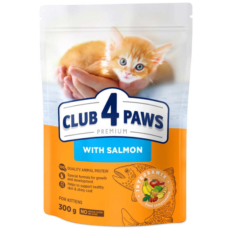 Club 4 Paws Корм з курка лосось для котів