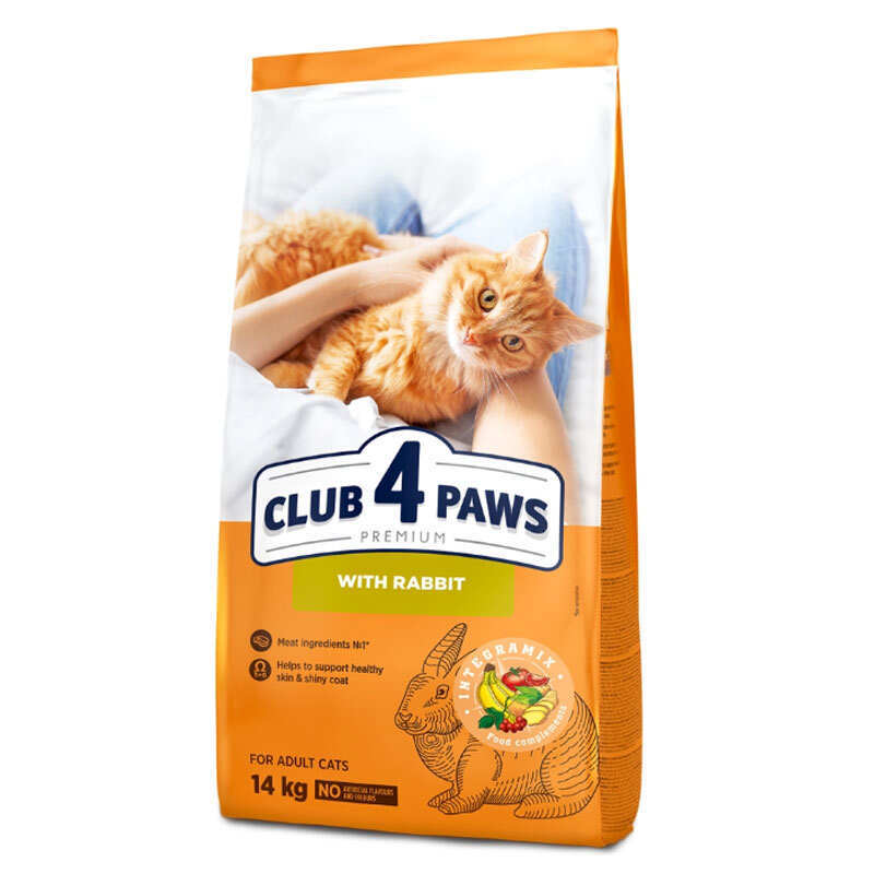 Club 4 Paws Корм з кроликом для дорослих котів