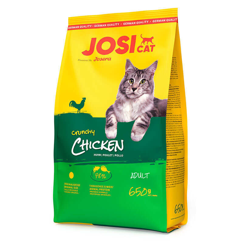 JosiCat by Josera Crunchy Chicken - Сухой корм с нежным мясом домашней птицы для котов (1,9 кг)
