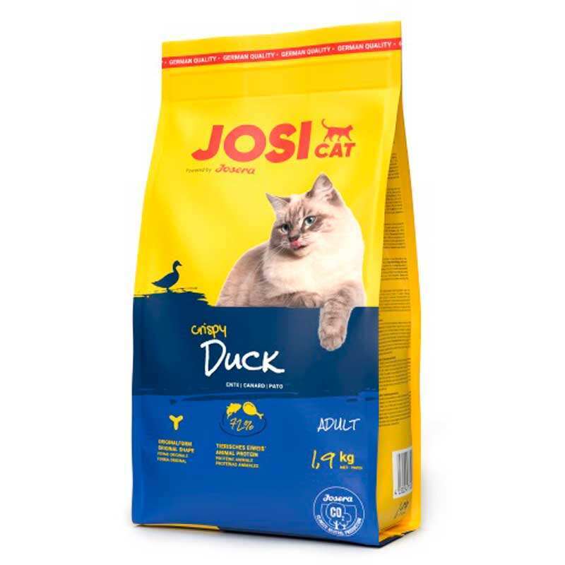 JosiCat by Josera Crispy Duck - Сухой корм с уткой для котов (650 г)