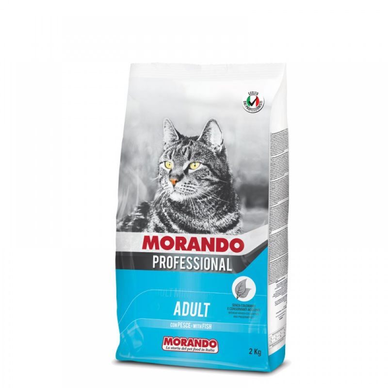 Morando (Морандо) Professional Adult Fish - Сухой корм с лососем для взрослых кошек (15 кг)
