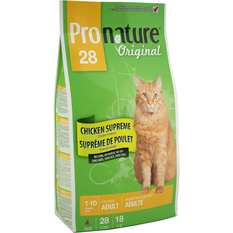Pronature Original (Пронатюр Ориджнал) Сухой корм с курицей для взрослых кошек (5,44 кг)