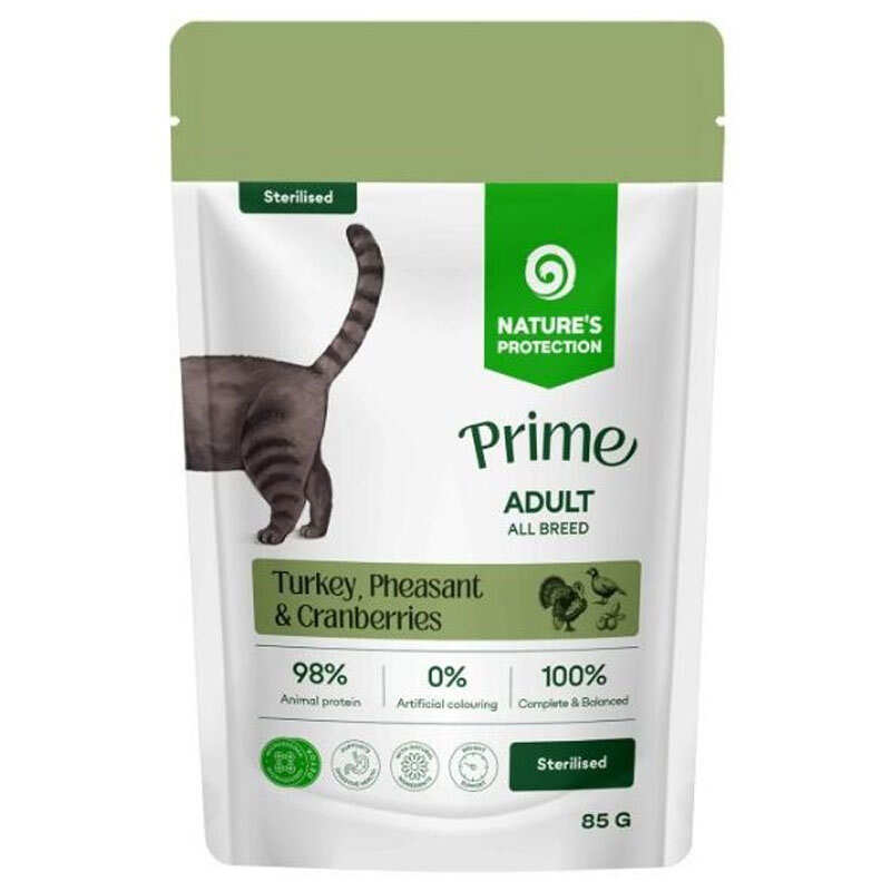 Nature's Protection Корм з м'ясо та м'ясні субпродукти для дорослих котів