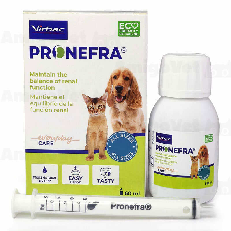 Virbac (Вирбак) Pronefra - Суспензия Пронефра для кошек и собак с почечной недостаточностью (60 мл)