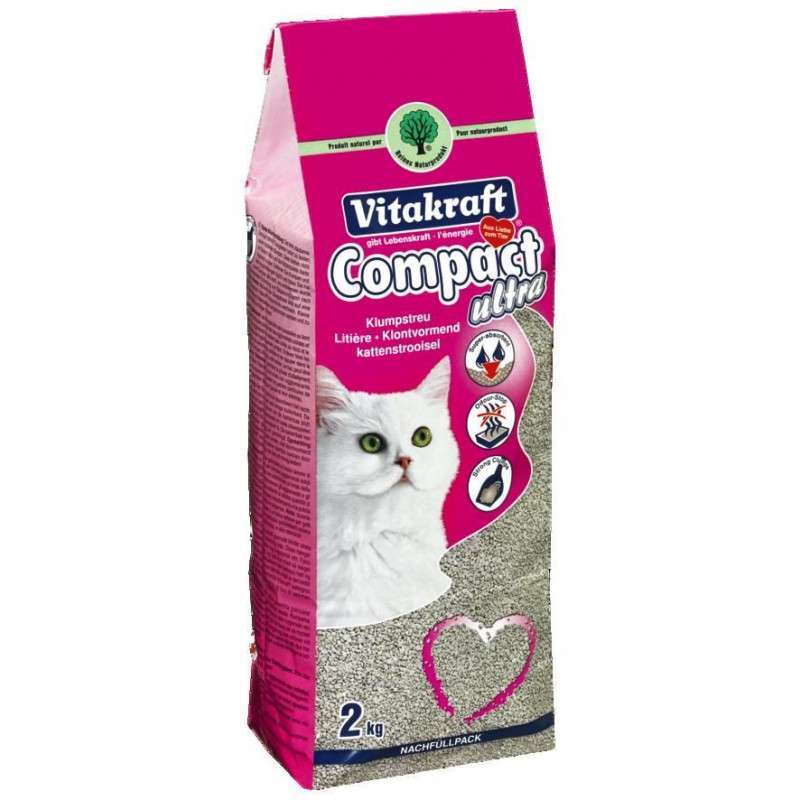 Vitakraft (Витакрафт) Compact Ultra Classic - Наполнитель кошачий для туалета (4 кг)