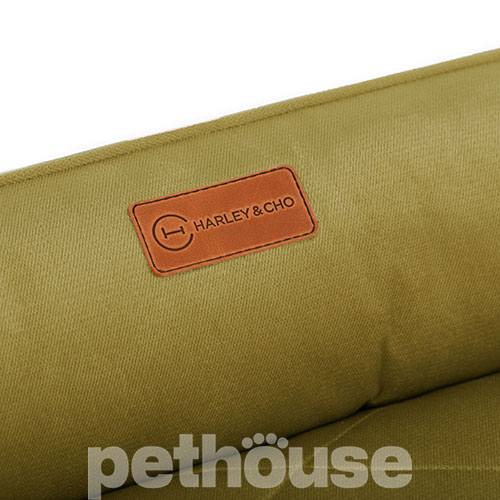 Harley and Cho М’який лежак з бортами Sofa Velour Olive