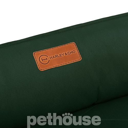 Harley and Cho М’який лежак з бортами Sofa Velour Green