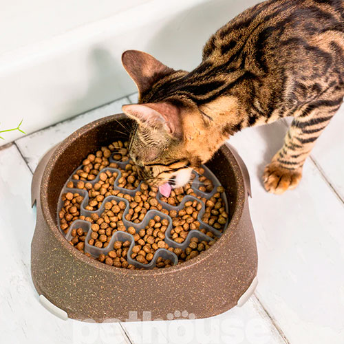 Fiboo ECO Bowl L Миска з антиковзними накладками для котів і собак, 700 мл