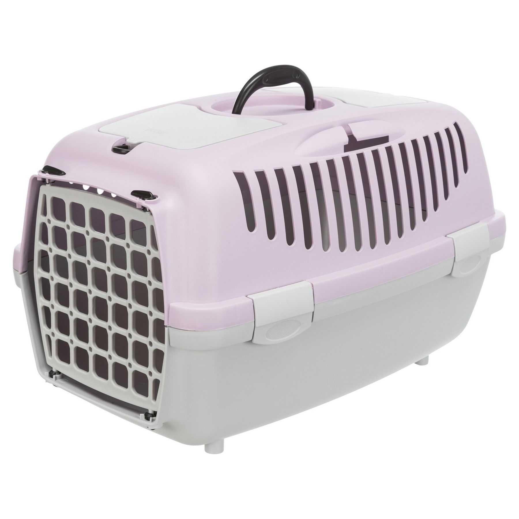 Контейнер-переноска для собак та котів вагою до 8 кг Trixie «Capri 2» 37 x 34 x 55 см (рожева)