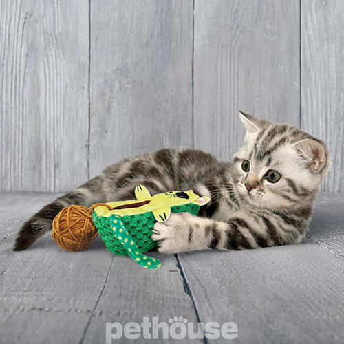 Kong Wrangler AvoCATo Інтерактивна іграшка "АвоКОТо з клубочком" для котів