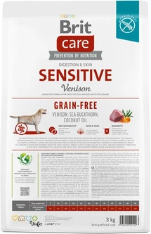 Сухой корм Brit Care Dog Grain-free Sensitive для собак с чувствительным беззерновым травлением с олениной 3 кг (172209)