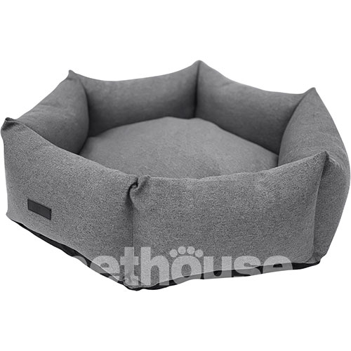 Noble Pet Paul Antracite М'який лежак з бортами для собак і котів