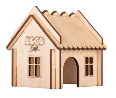 Без бренда Будиночок для гризунів LOCO TOY's LH-1041 розмір 11 х 8 х 10,5 см