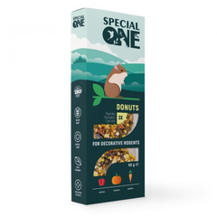 Special One Пончики Sресіаl One «Паприка, гарбуз, морква» для декоративних гризунів, 60 г