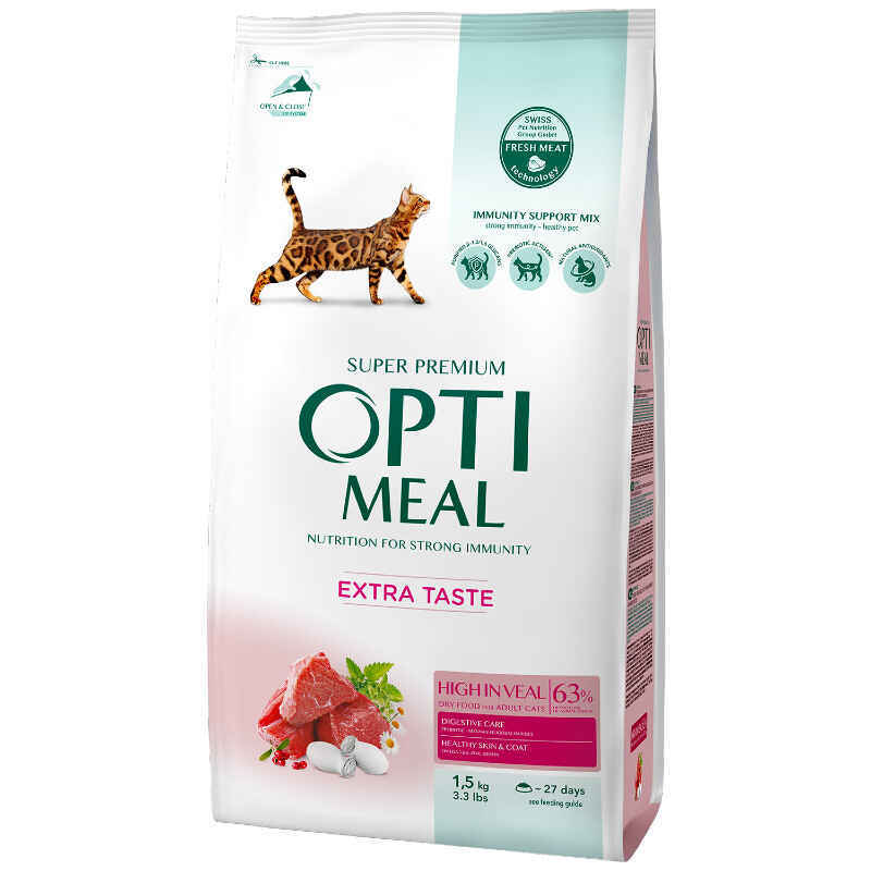 Optimeal Корм з телятиною для котів