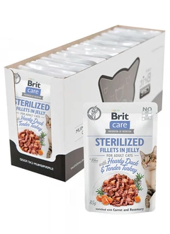 Brit Care Вологий корм (шматочки в желе)