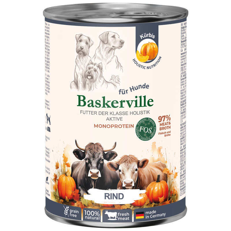 Baskerville Корм з яловичиною для собак