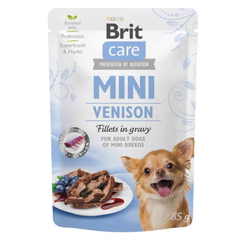 Brit Care Корм з м'ясо та м'ясні субпродукти оленина для собак мініатюрних порід
