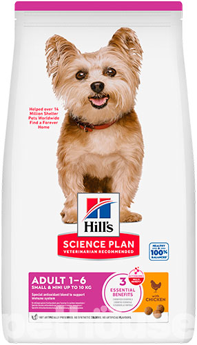 Hill's SP Canine Adult Small & Miniature Chicken & Turkey — Сухий корм для собак малих порід