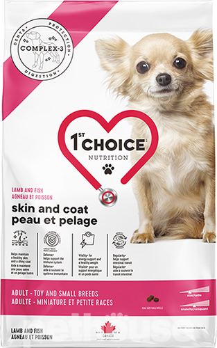 1st Choice Adult Toy and Small Breeds Healthy Skin & Coat — Аксесуар для собак малих порід