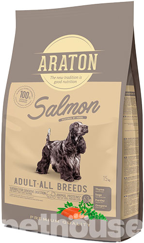 Araton Dog Adult Salmon & Rice — Сухий корм для собак