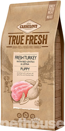 Carnilove Puppy True Fresh Turkey with Red Lentils & Lemna — Сухий корм для собак