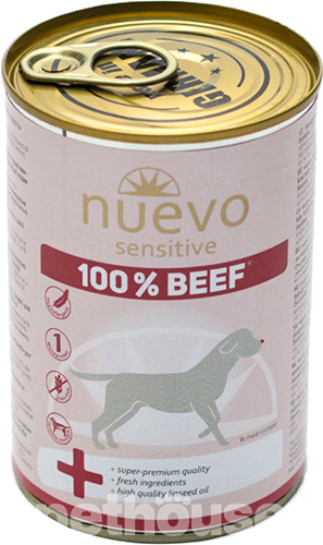 Nuevo Dog Sensitive Beef — Вологий корм для собак