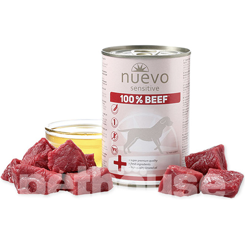 Nuevo Dog Sensitive Beef — Вологий корм для собак