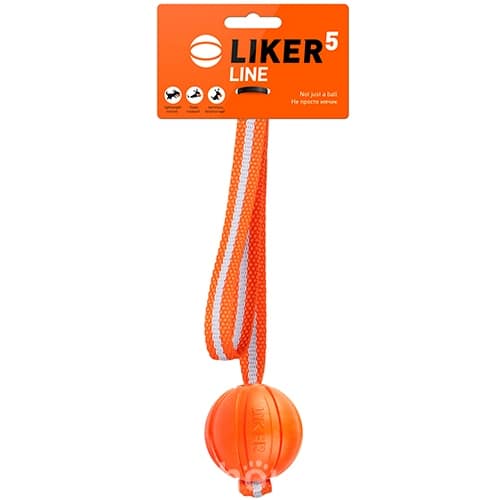 Liker Line М'ячик на стрічці для собак