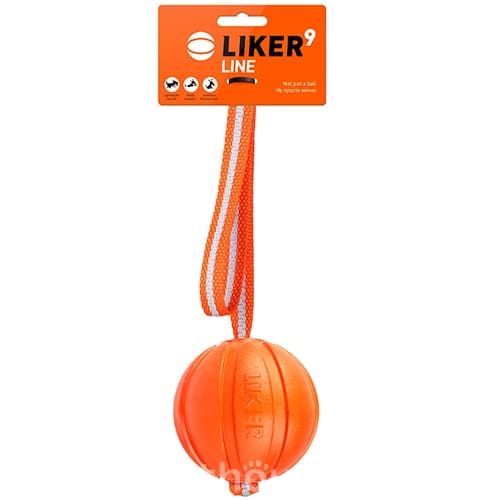 Liker Line М'ячик на стрічці для собак
