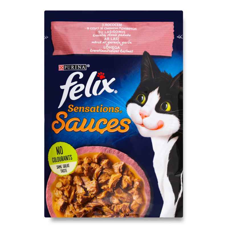 Felix Корм з риба лосось для котів
